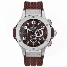 Hublot Big Bang Working Chronograph with Brown Dial Same Structure as 7750-High Quality