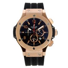 Hublot Big Bang Working Chronograph Rose Gold Case- Same Structure as 7750-High Quality
