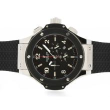 Hublot Big Bang King Working Chronograph PVD Bezel with Black Carbon Fibre Style Dial 48MM Version