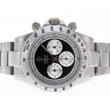Rolex Daytona Cosmograph Working Chronograph with Black Dial S/S-Vintage Edition-1