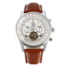 Breitling Navitimer Tourbillon Automatic with White Dial Deployment Buckle