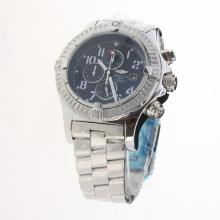 Breitling Skyland Avenger Working Chronograph with Blue Dial S/S-49mm Version