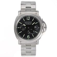 Panerai Luminor Working Power Reserve Automatic with Black Checkered Dial S/S