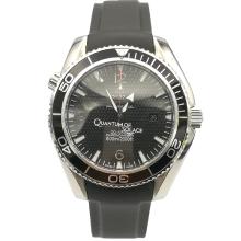 Omega Planet Ocean 007 Quantum Of Solace Edition Automatic with Black Dial Rubber Strap-Ceramic Bezel
