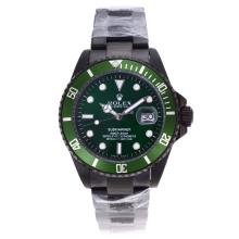 Rolex Submariner Automatic Full PVD with Green Dial and Bezel