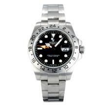 Rolex Explorer II Automatic with Black Dial S/S 