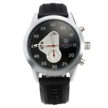 Tag Heuer Calibre 360 Automatic with Black Dial Rubber Strap