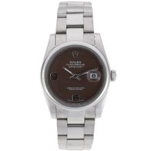Rolex Datejust Automatic With Brown Dial S/S-1