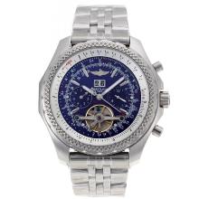 Breitling Bentley Tourbillon Automatic with Blue Dial S/S