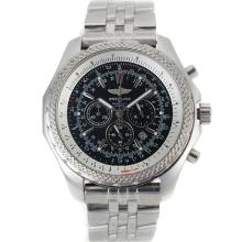 Breitling For Bentley Motors Working Chronograph with Black Dial S/S